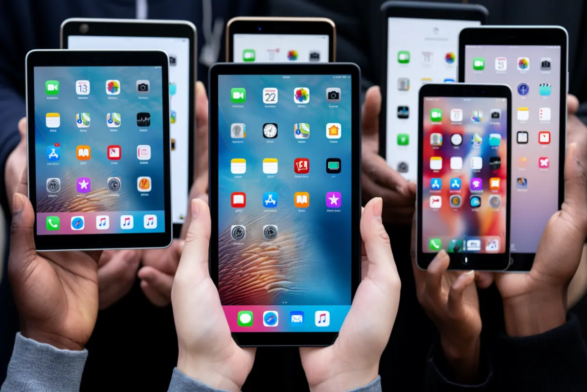 Grupo de jovens portugueses em interação digital confiante